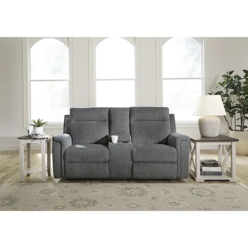 Causeuse inclinable électrique Barnsana de Signature Design by Ashley avec console