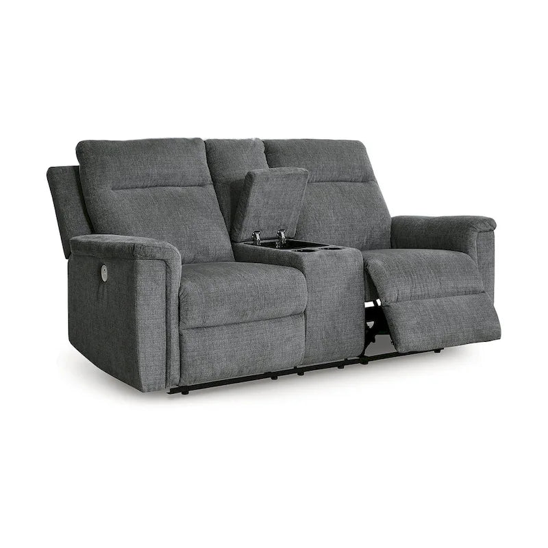 Causeuse inclinable électrique Barnsana de Signature Design by Ashley avec console