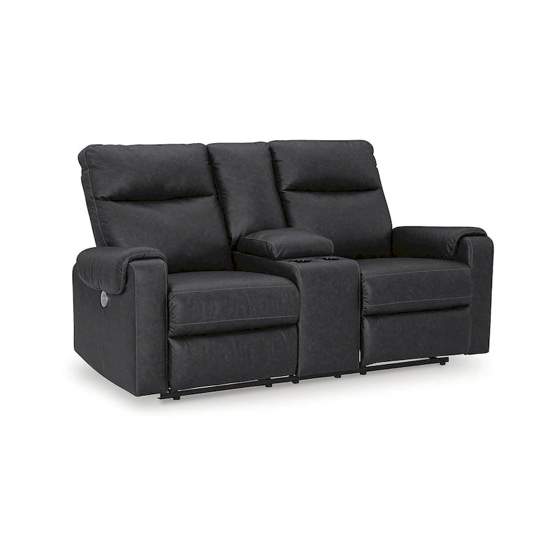 Causeuse inclinable électrique Barnsana de Signature Design by Ashley avec console