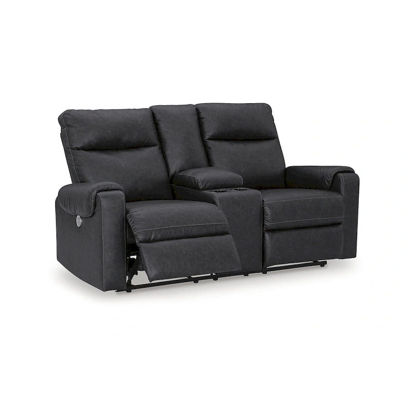 Causeuse inclinable électrique Barnsana de Signature Design by Ashley avec console