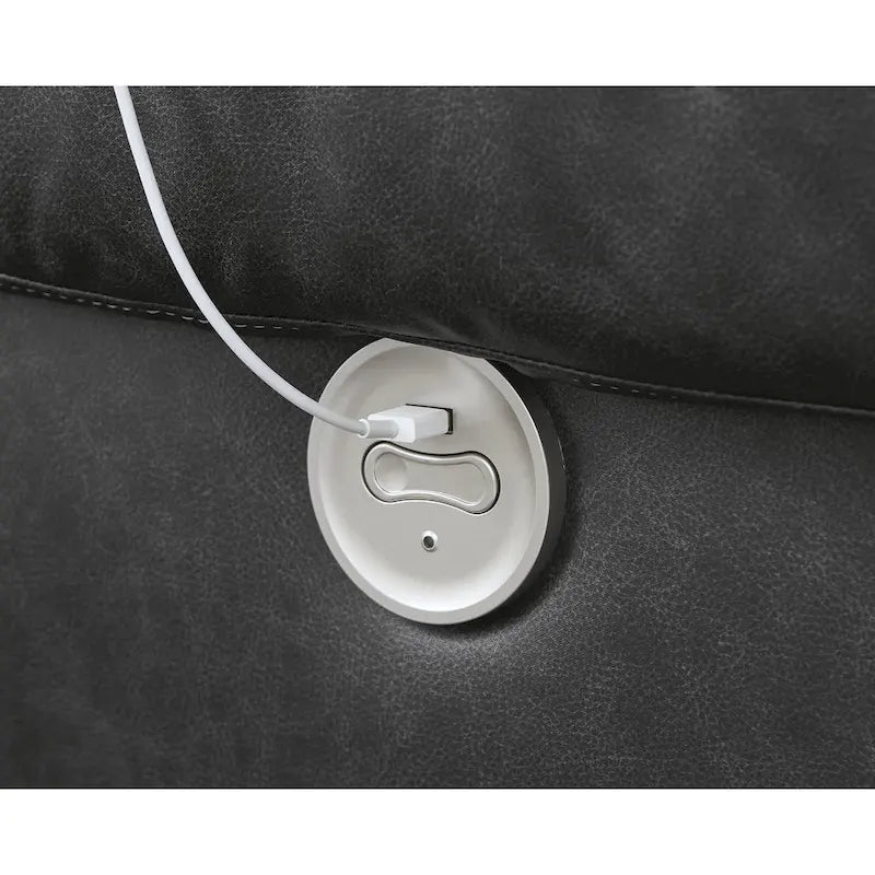 Causeuse inclinable électrique Barnsana de Signature Design by Ashley avec console