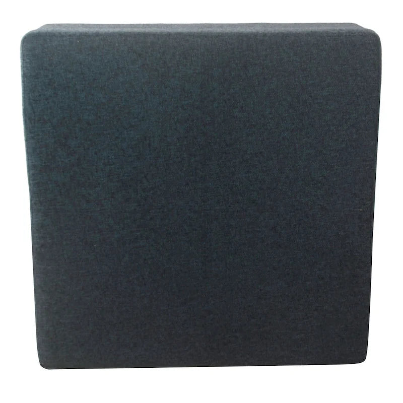 HomePop Pouf de rangement carré de luxe 32