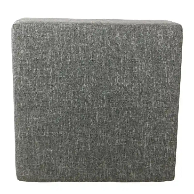 HomePop Pouf de rangement carré de luxe 32