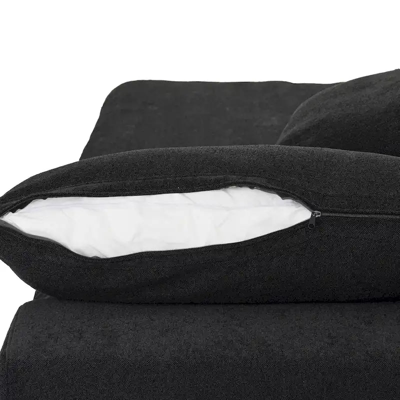 Canapé d'angle sectionnel 5 places surdimensionné rembourré de duvet 120.45