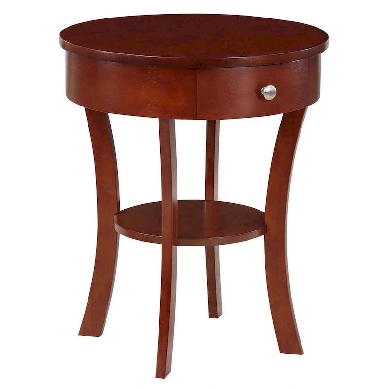 Table d'appoint avec tiroir et étagère Schaffer Classic Accents de Convenience Concepts