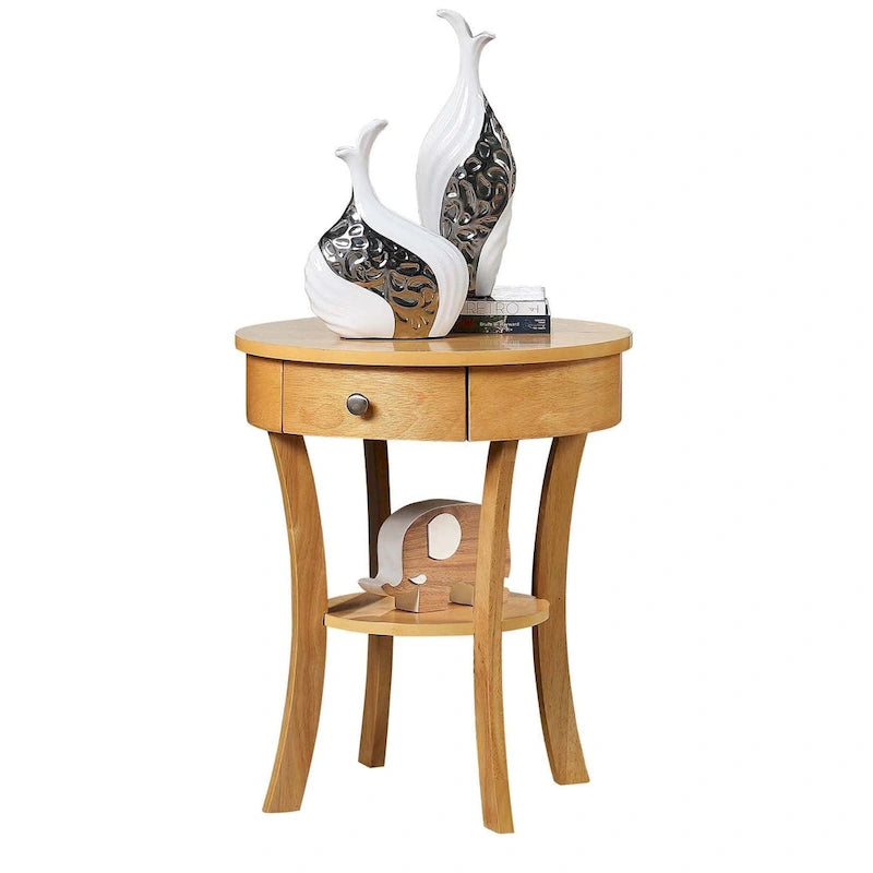 Table d'appoint avec tiroir et étagère Schaffer Classic Accents de Convenience Concepts