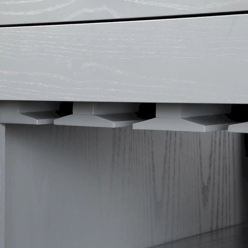 Îlot de cuisine multi-rangement en bois Graneger Farmhouse par Furniture of America