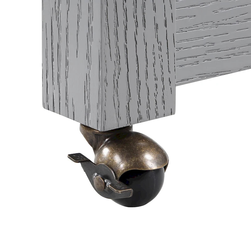 Îlot de cuisine multi-rangement en bois Graneger Farmhouse par Furniture of America