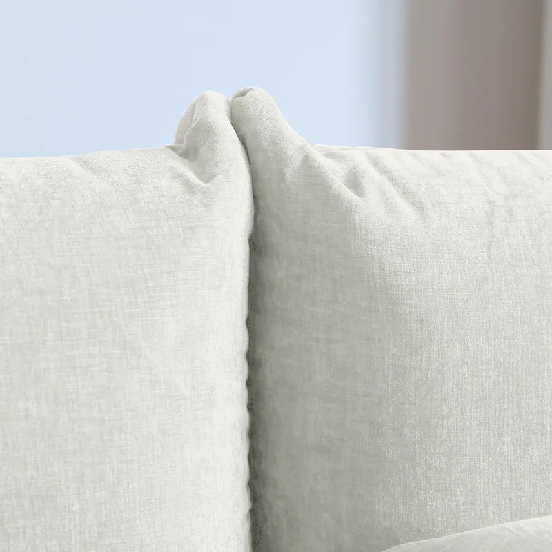 Canapés modulaires sectionnels rembourrés en tissu chenille