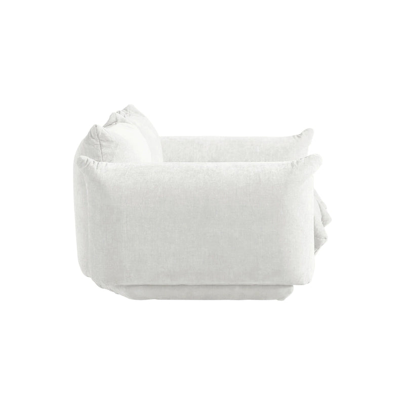 Canapés modulaires sectionnels rembourrés en tissu chenille