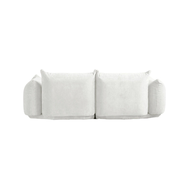 Canapés modulaires sectionnels rembourrés en tissu chenille