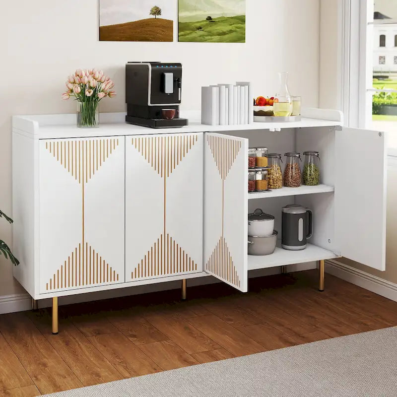 Meuble de cuisine buffet Moasis 55 avec buffet de rangement et portes