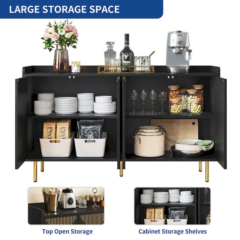Meuble de cuisine buffet Moasis 55 avec buffet de rangement et portes