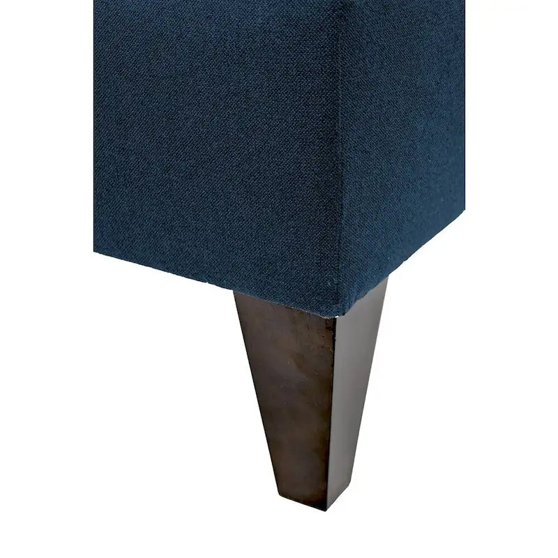 MJL Furniture Brooke Dawson7 Banc de rangement long ottoman capitonné à 10 boutons