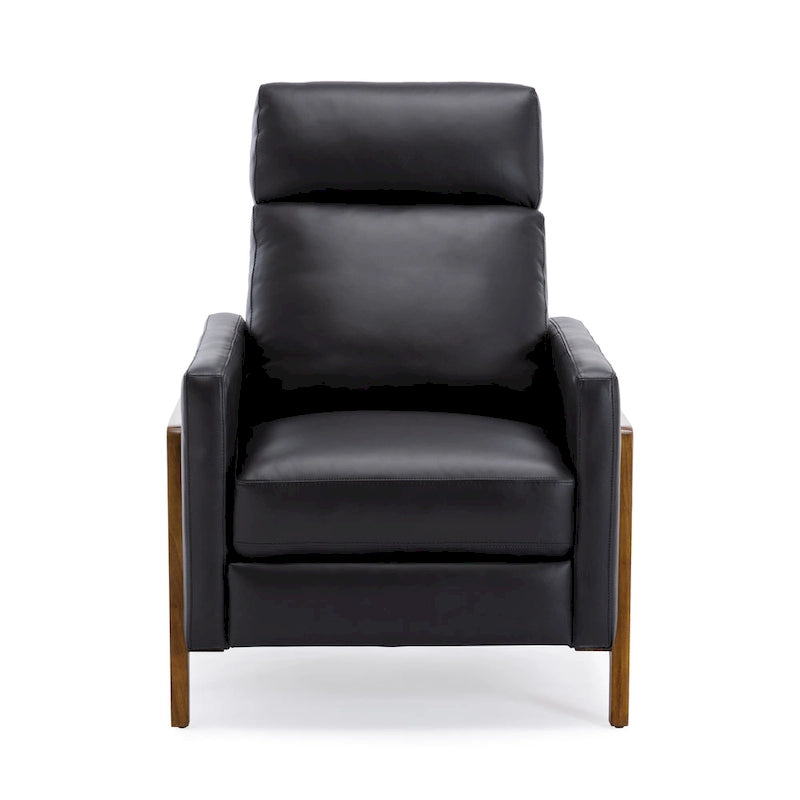 Fauteuil inclinable en cuir pleine fleur Roland de Greyson Living