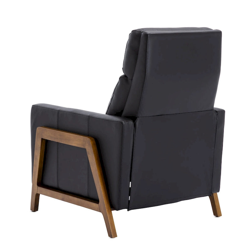 Fauteuil inclinable en cuir pleine fleur Roland de Greyson Living