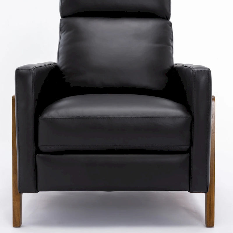 Fauteuil inclinable en cuir pleine fleur Roland de Greyson Living