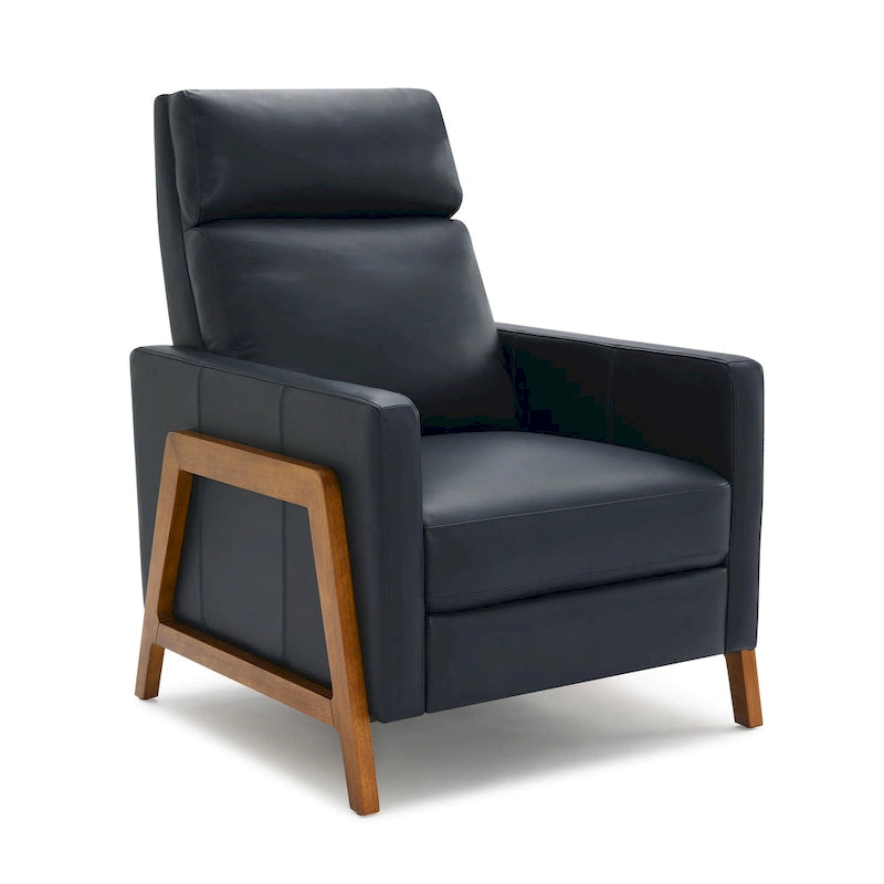 Fauteuil inclinable en cuir pleine fleur Roland de Greyson Living