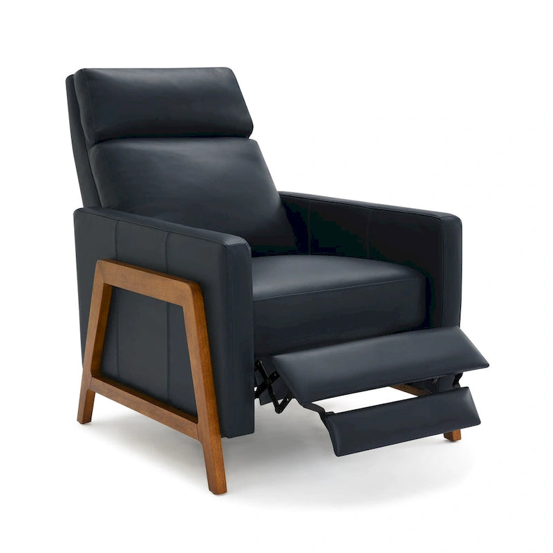 Fauteuil inclinable en cuir pleine fleur Roland de Greyson Living