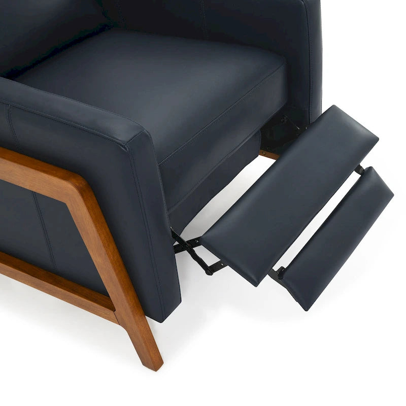 Fauteuil inclinable en cuir pleine fleur Roland de Greyson Living