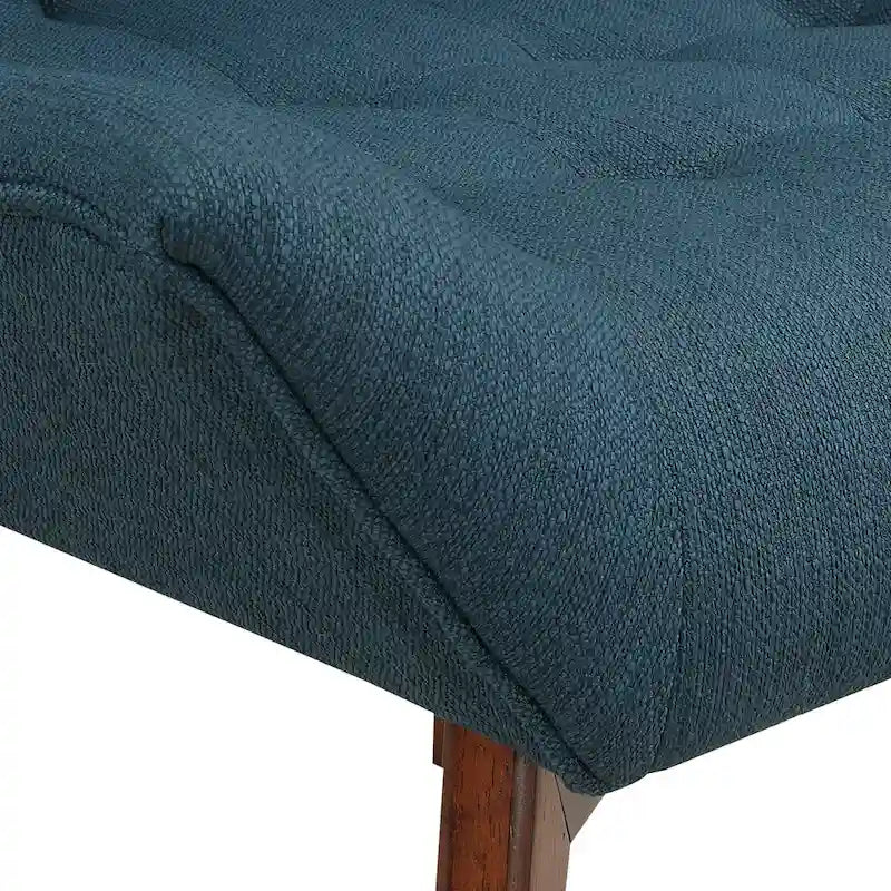 Chaise Shelly Tuftée avec Pieds Café