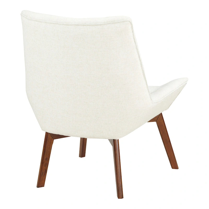 Chaise Shelly Tuftée avec Pieds Café