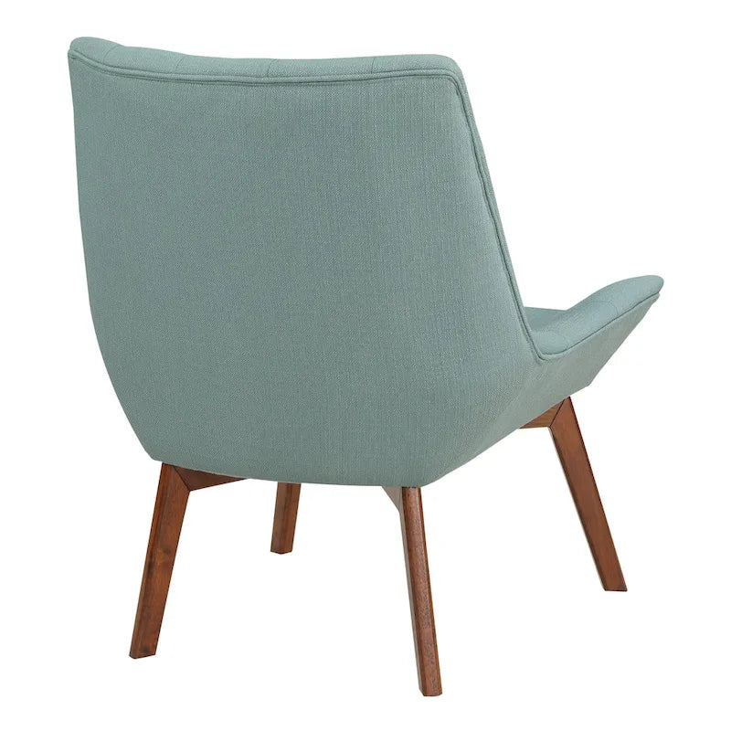 Chaise Shelly Tuftée avec Pieds Café