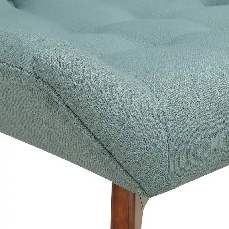 Chaise Shelly Tuftée avec Pieds Café