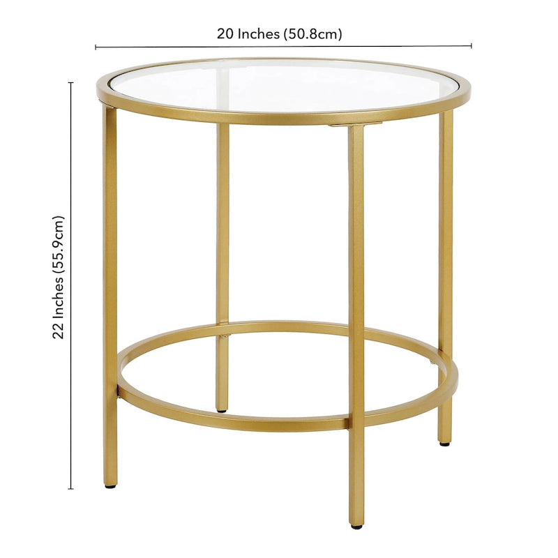 Table d'appoint ronde Sivil