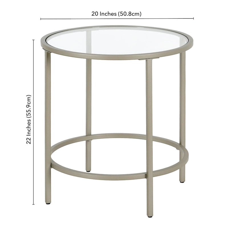 Table d'appoint ronde Sivil