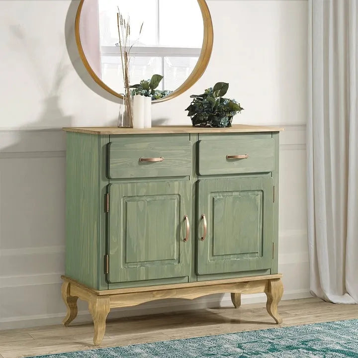 Buffet Vert en Bois