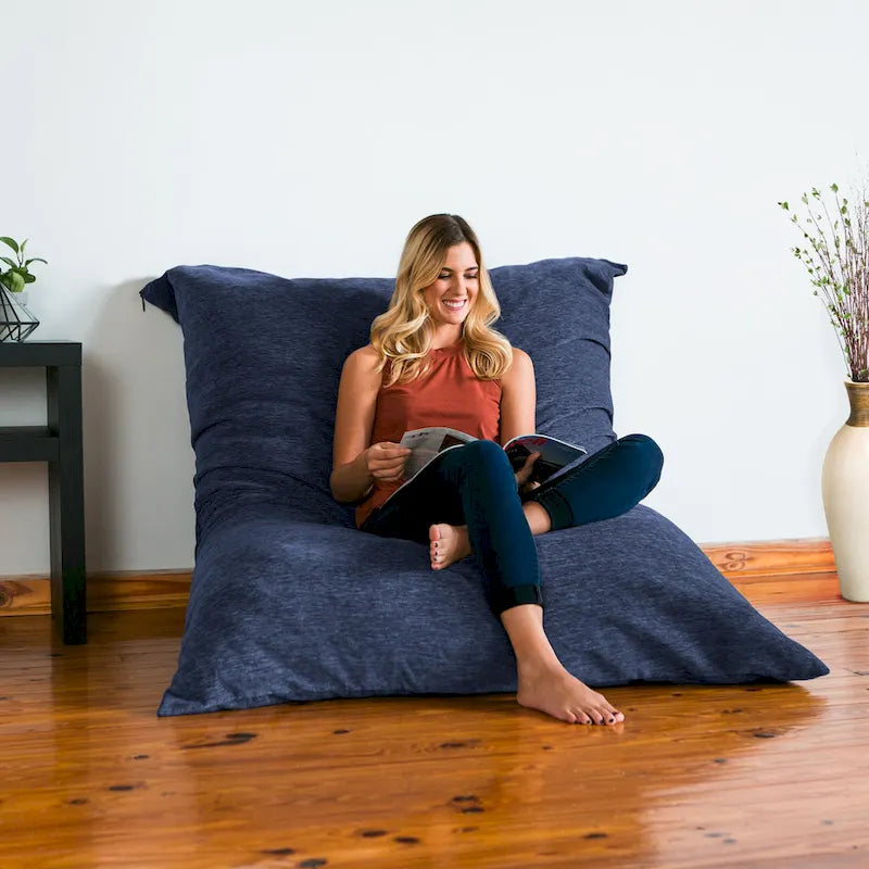 Jaxx Floor Chenille Oreiller Pouf Fauteuil