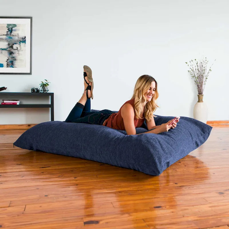 Jaxx Floor Chenille Oreiller Pouf Fauteuil