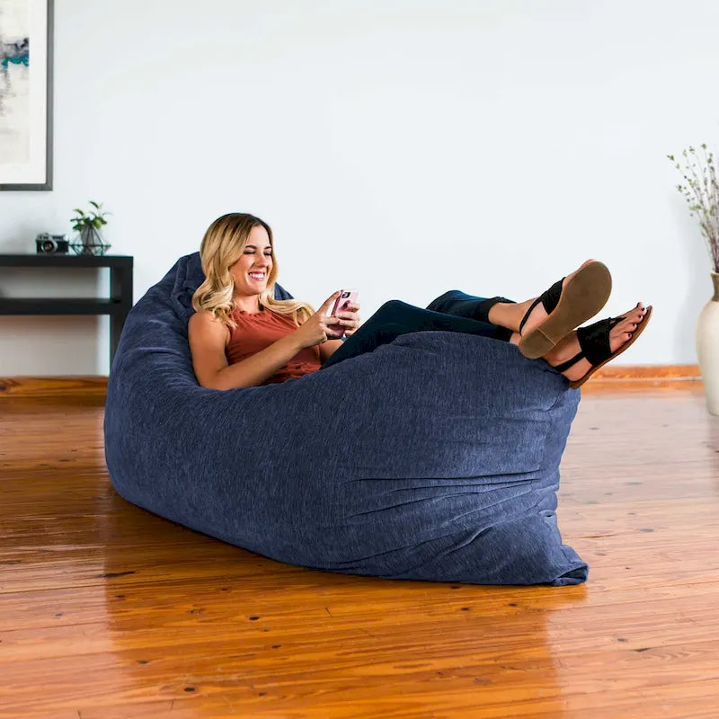 Jaxx Floor Chenille Oreiller Pouf Fauteuil
