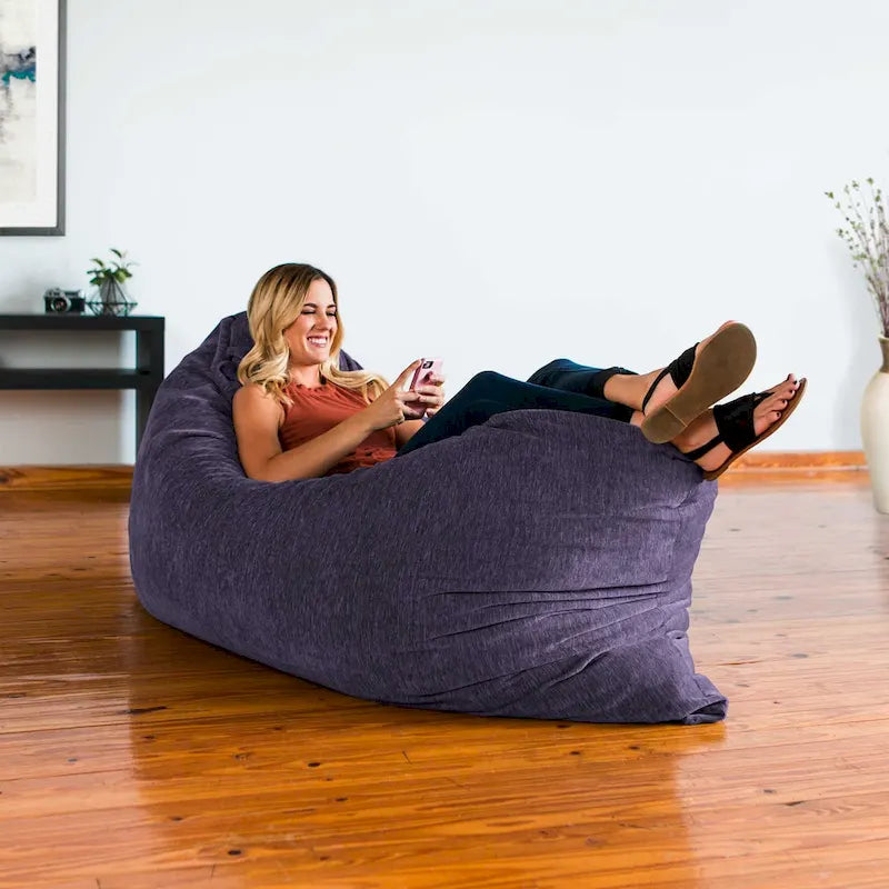 Jaxx Floor Chenille Oreiller Pouf Fauteuil