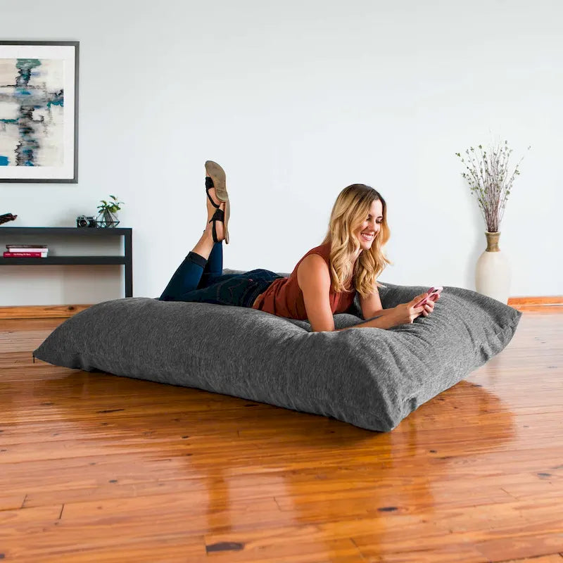 Jaxx Floor Chenille Oreiller Pouf Fauteuil