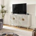 Meuble TV de rangement Damien Morden avec étagères réglables, lot de 2, par HULALA HOME