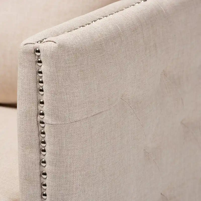 Fauteuil pivotant en tissu contemporain