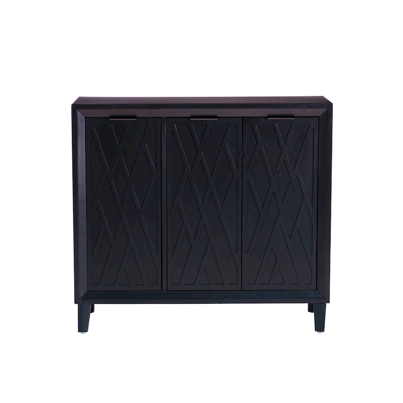Meuble d'appoint réglable à 3 portes Camlin Wood