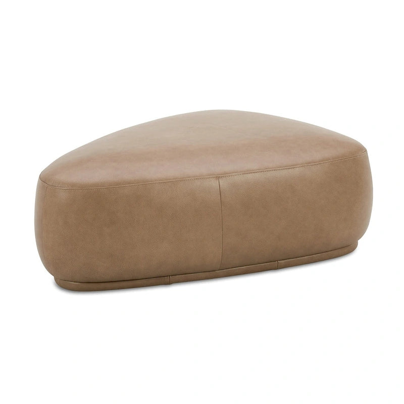 Pouf cocktail triangulaire arrondi Pebble 44