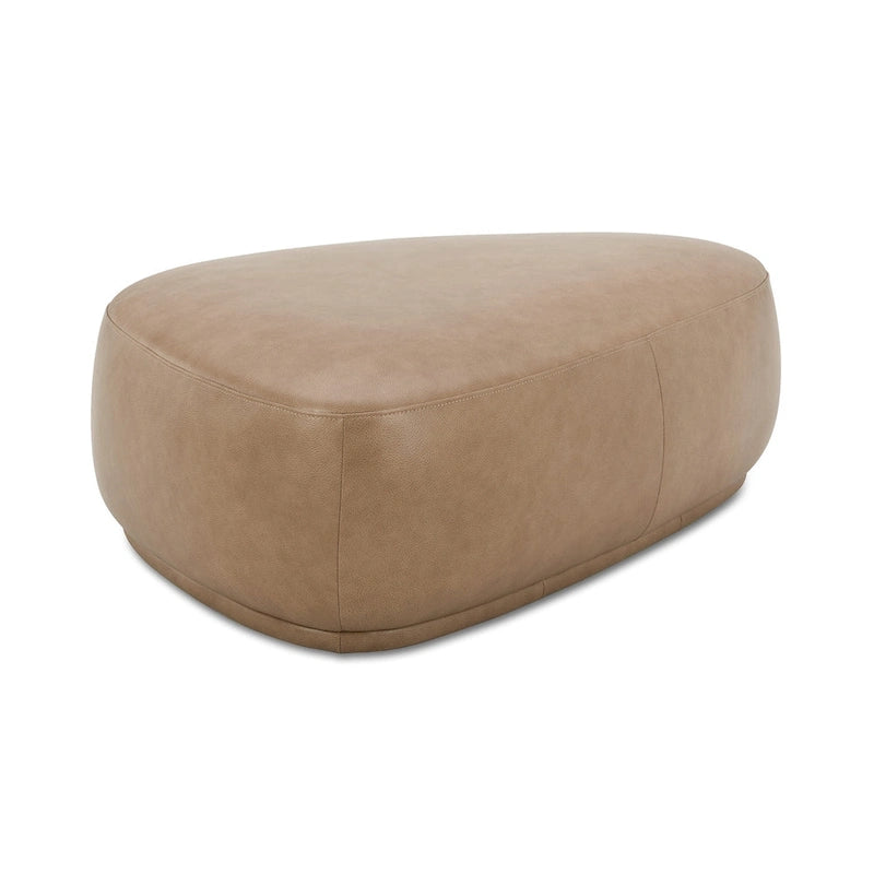 Pouf cocktail triangulaire arrondi Pebble 44
