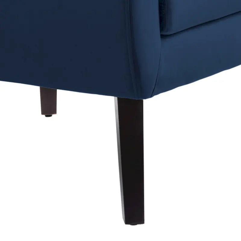 Fauteuil d'appoint en velours pour salon