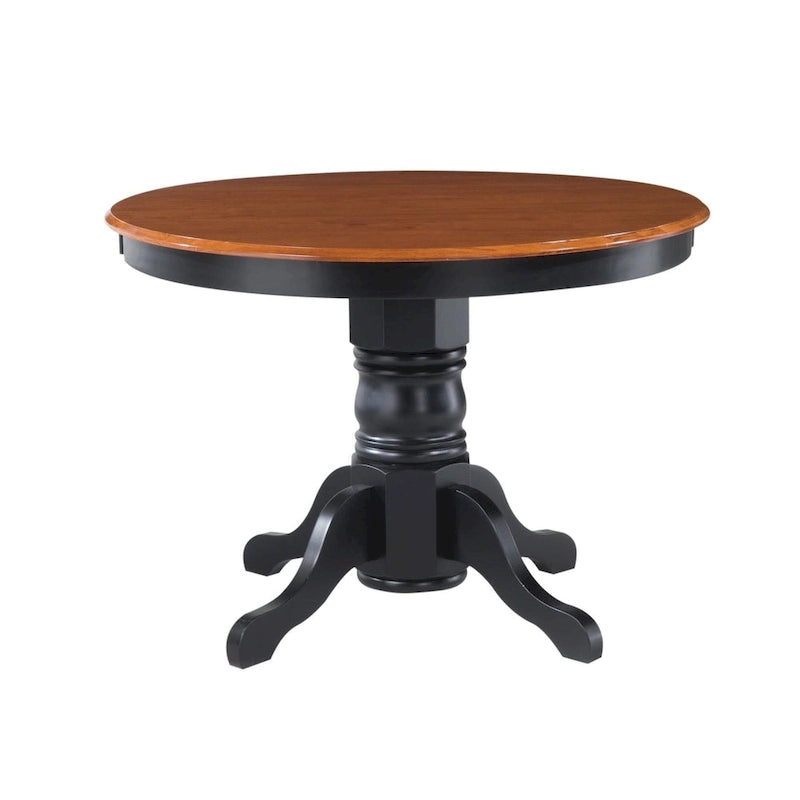 Homestyles Table à manger sur pied ronde 42 po (Table seulement)