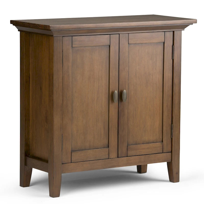 Meuble de rangement bas de transition en BOIS MASSIF 32 pouces WYNDENHALL Mansfield - 32 larg. x 14 prof. x 31 haut.