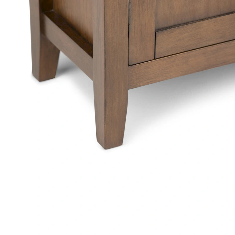Meuble de rangement bas de transition en BOIS MASSIF 32 pouces WYNDENHALL Mansfield - 32 larg. x 14 prof. x 31 haut.