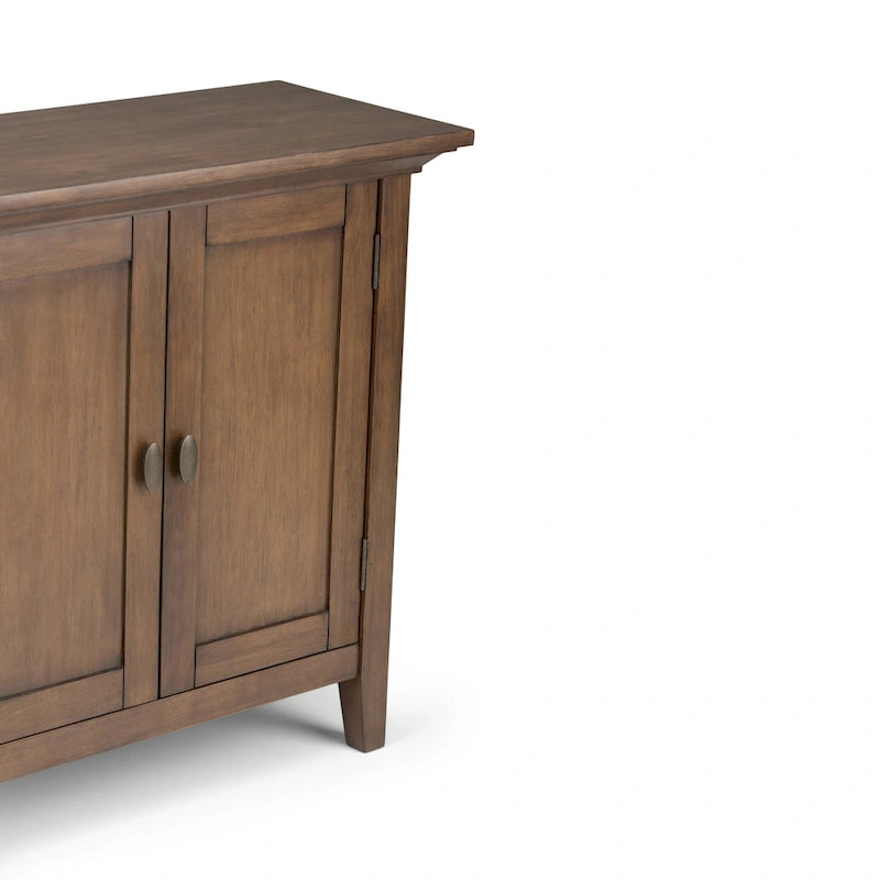 Meuble de rangement bas de transition en BOIS MASSIF 32 pouces WYNDENHALL Mansfield - 32 larg. x 14 prof. x 31 haut.
