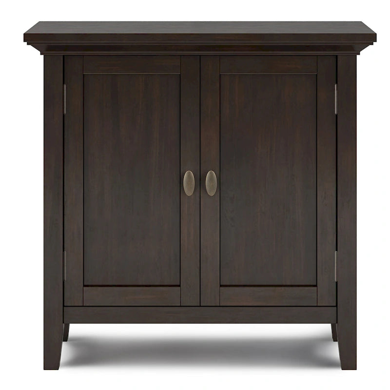 Meuble de rangement bas de transition en BOIS MASSIF 32 pouces WYNDENHALL Mansfield - 32 larg. x 14 prof. x 31 haut.