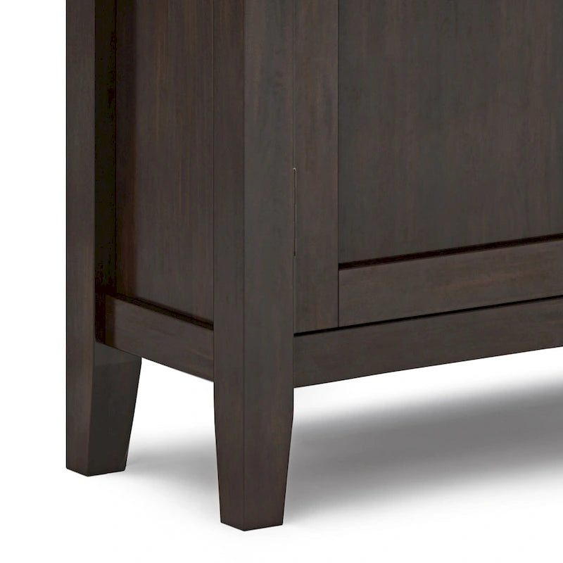 Meuble de rangement bas de transition en BOIS MASSIF 32 pouces WYNDENHALL Mansfield - 32 larg. x 14 prof. x 31 haut.