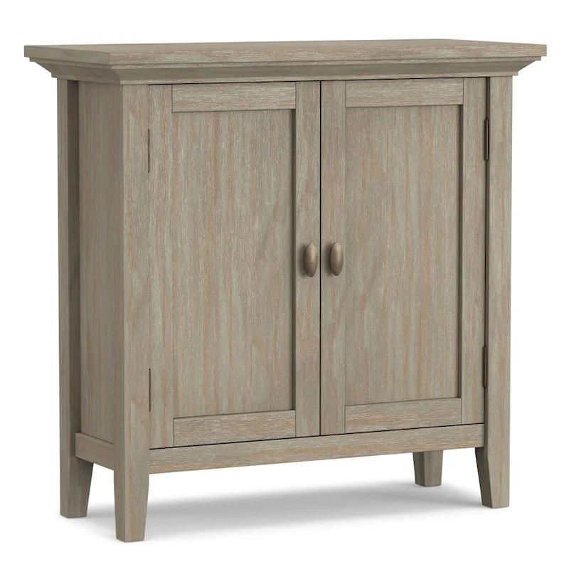 Meuble de rangement bas de transition en BOIS MASSIF 32 pouces WYNDENHALL Mansfield - 32 larg. x 14 prof. x 31 haut.