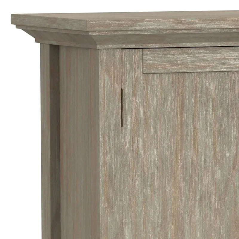 Meuble de rangement bas de transition en BOIS MASSIF 32 pouces WYNDENHALL Mansfield - 32 larg. x 14 prof. x 31 haut.